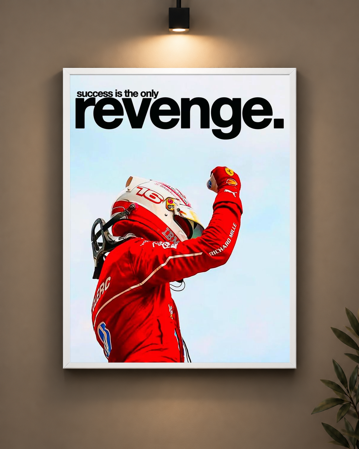 Ferrari Revenge Frame in black frame - PrintIt