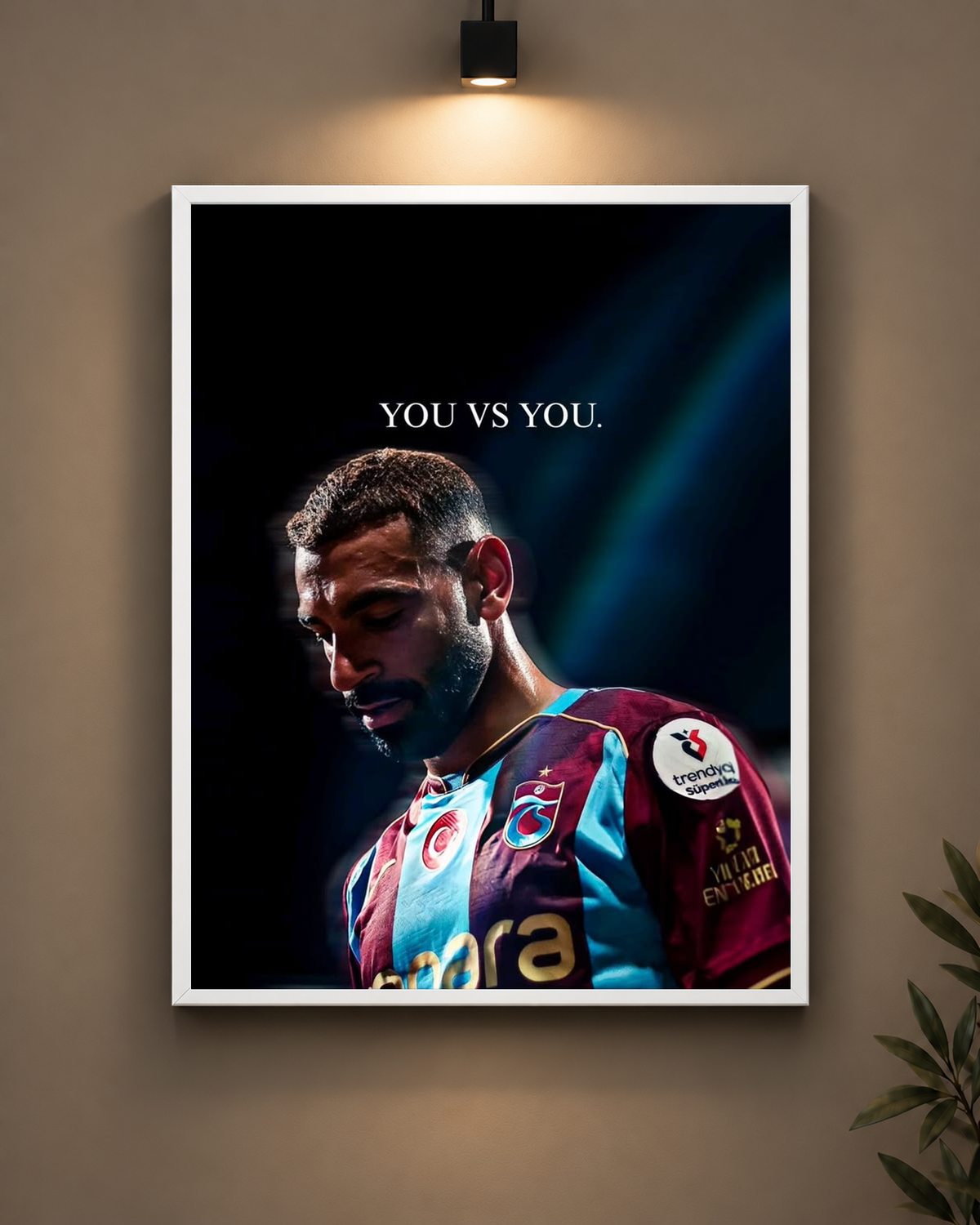 You Vs You Frame in white frame - PrintIt
