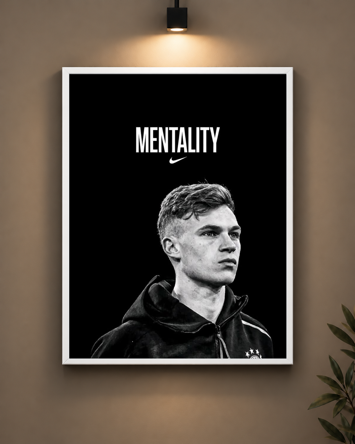 Kimmich Mentality Frame in white frame - PrintIt
