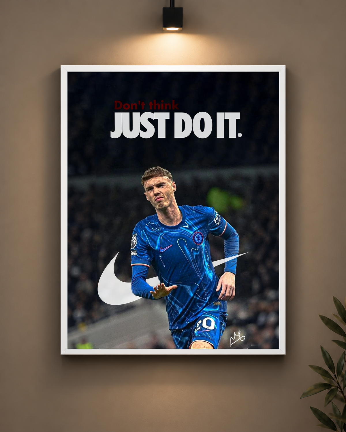 Palmer Just Do It Frame in white frame - PrintIt