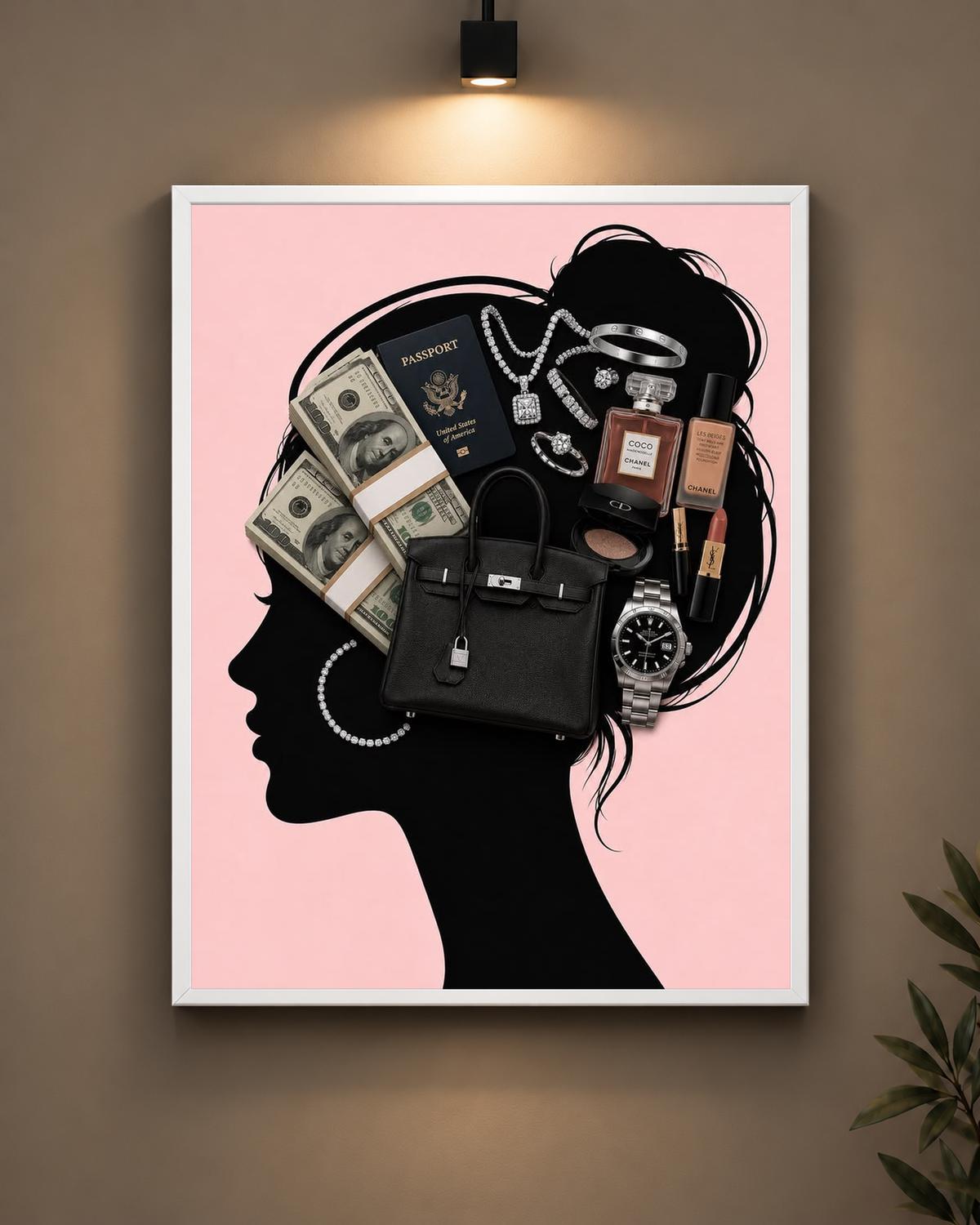 What’s Always on My Mind Frame in black frame - PrintIt