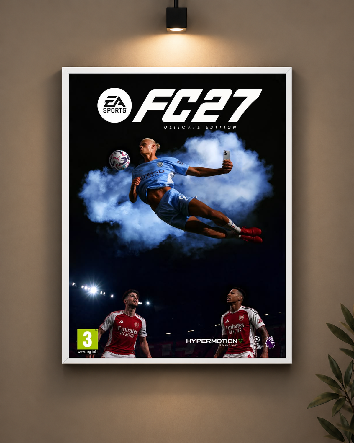 FC27 Ultimate Edition Concept Frame in black frame - PrintIt