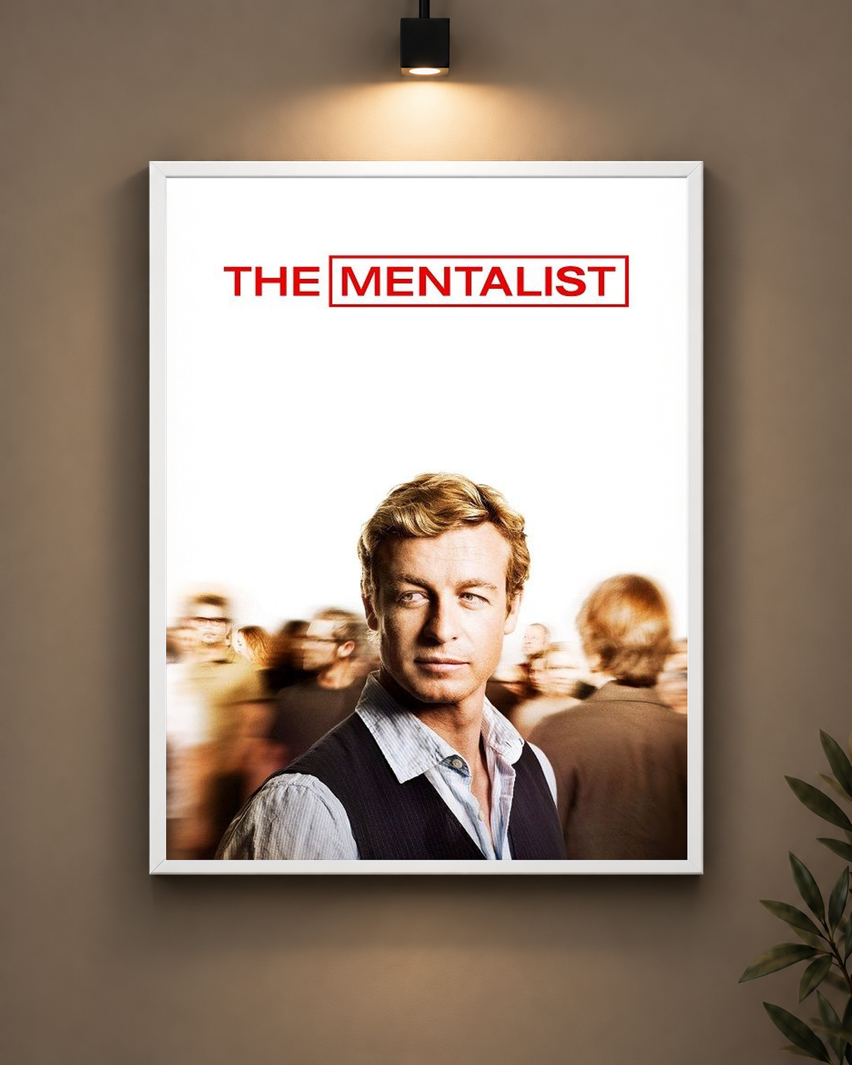 The Mentalist Frame in black frame - PrintIt