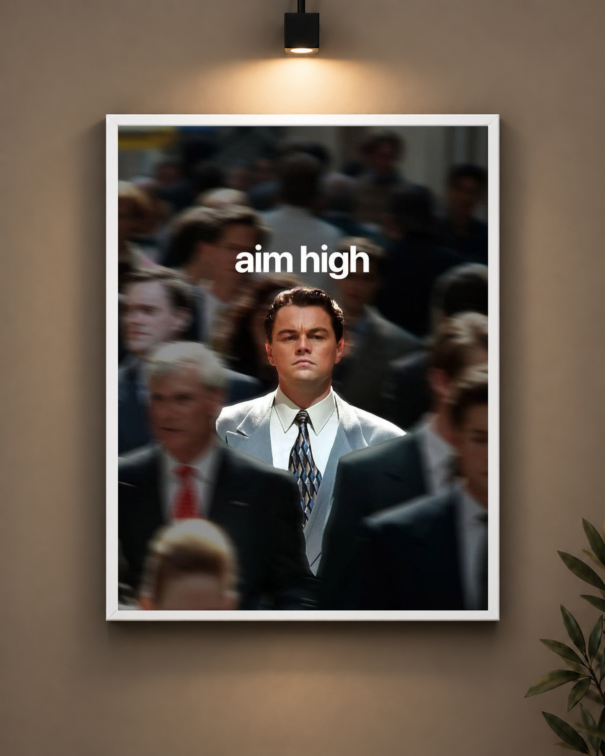 Aim High Movie Scene Frame in black frame - PrintIt
