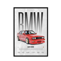BMW M3 Red Frame