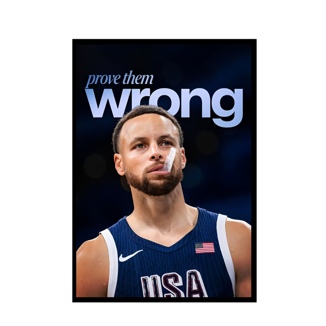 Prove Them Wrong Curry Frame