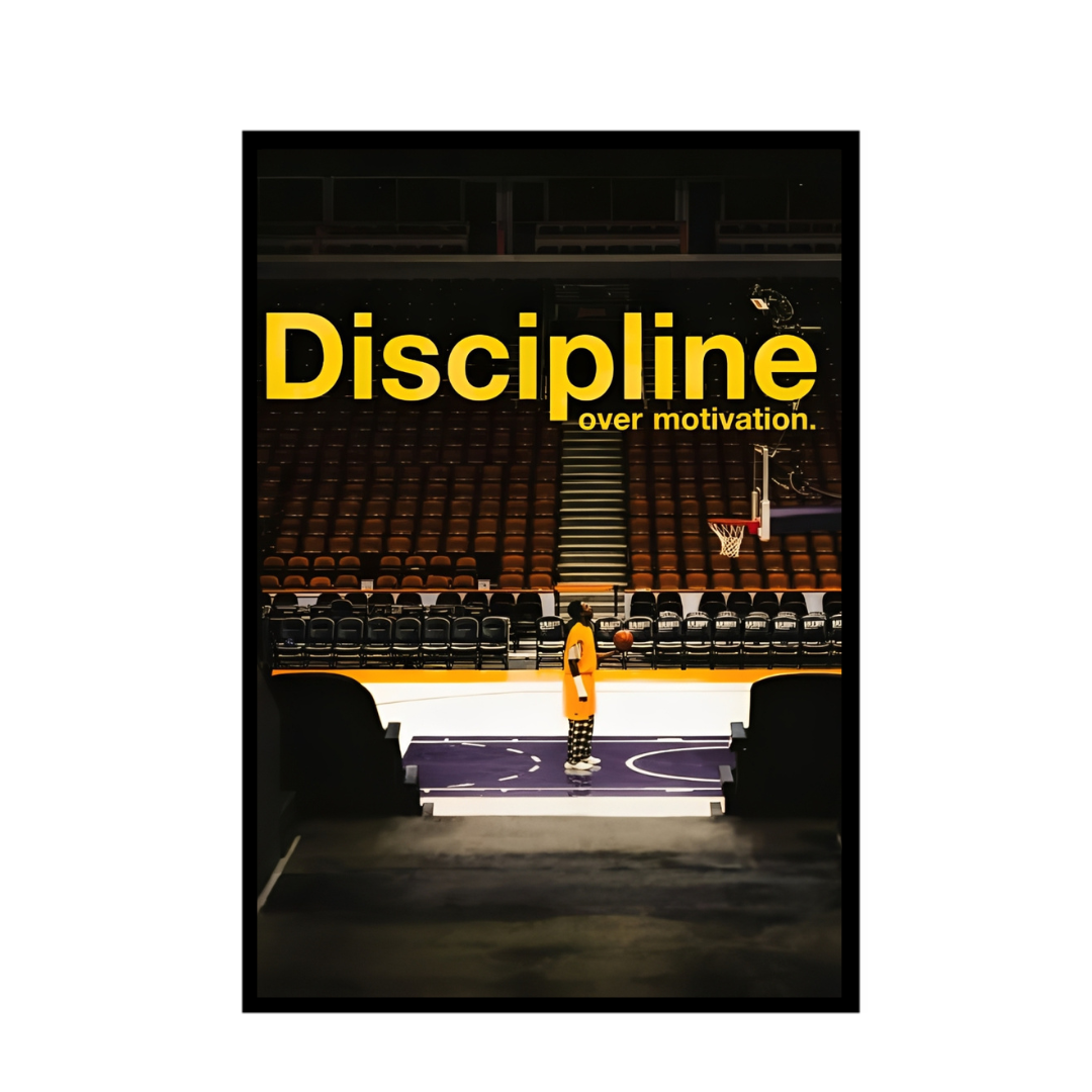 Discipline Over Motivation Frame