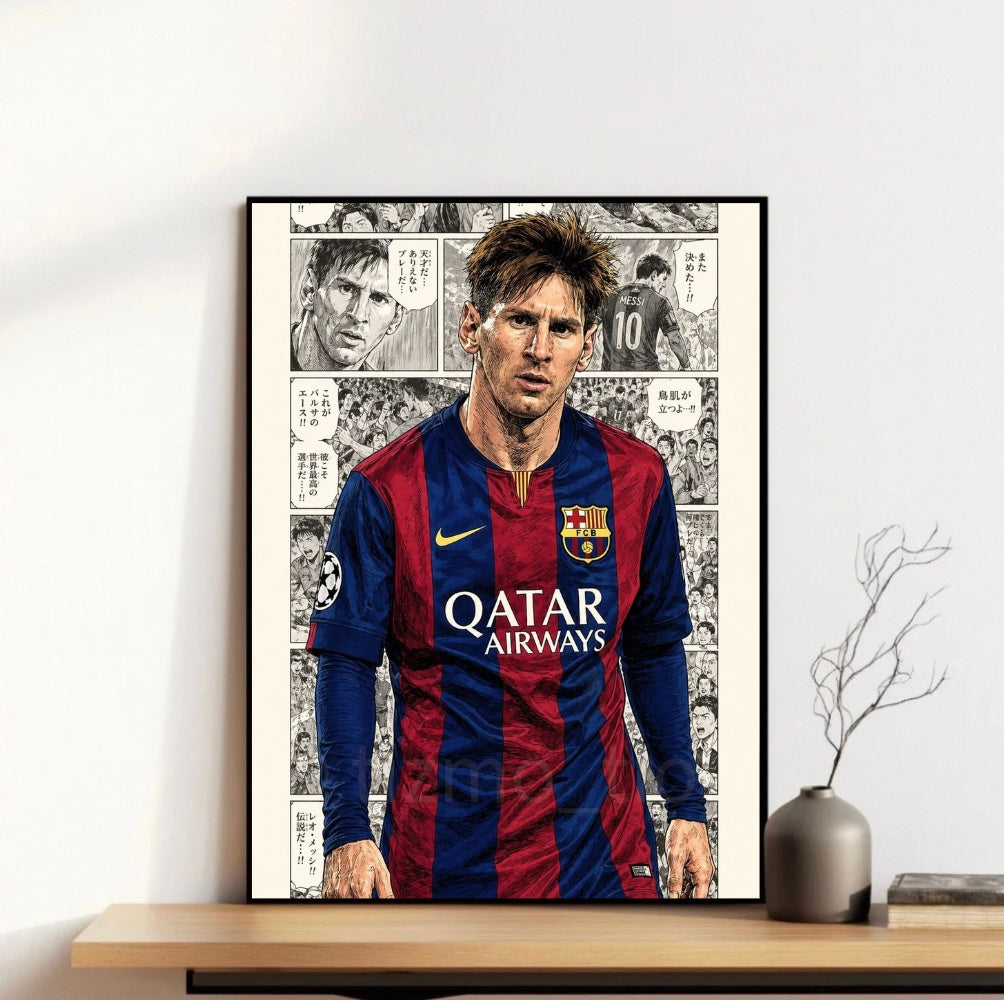 Messi Comic Frame