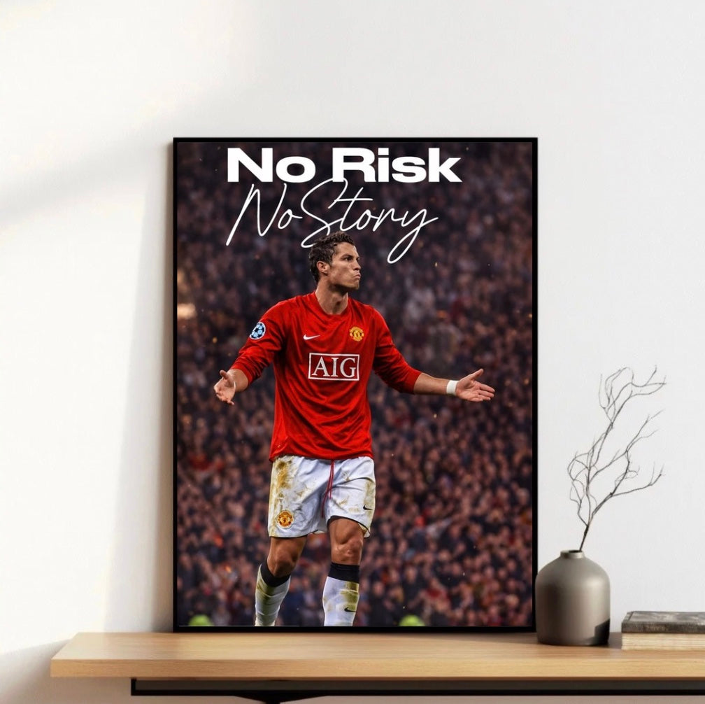 No Risk No Story Ronaldo Frame