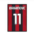 Ibrahimovic Jersey Frame