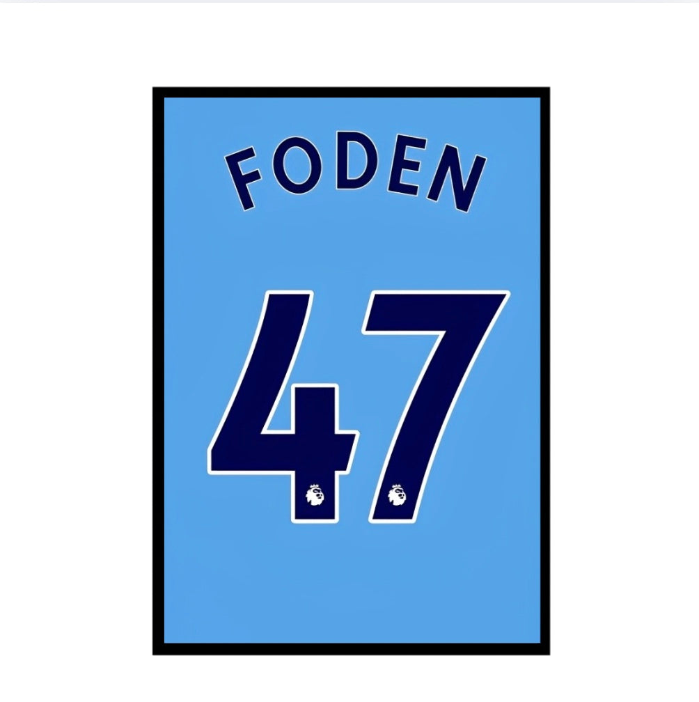 Foden Jersey Frame