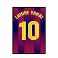 Lamine Yamal Jersey Frame