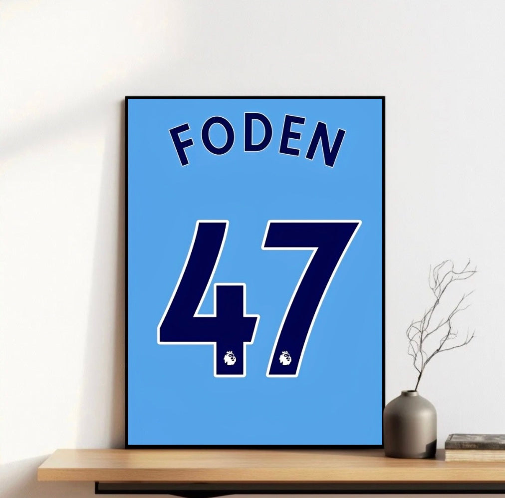 Foden Jersey Frame