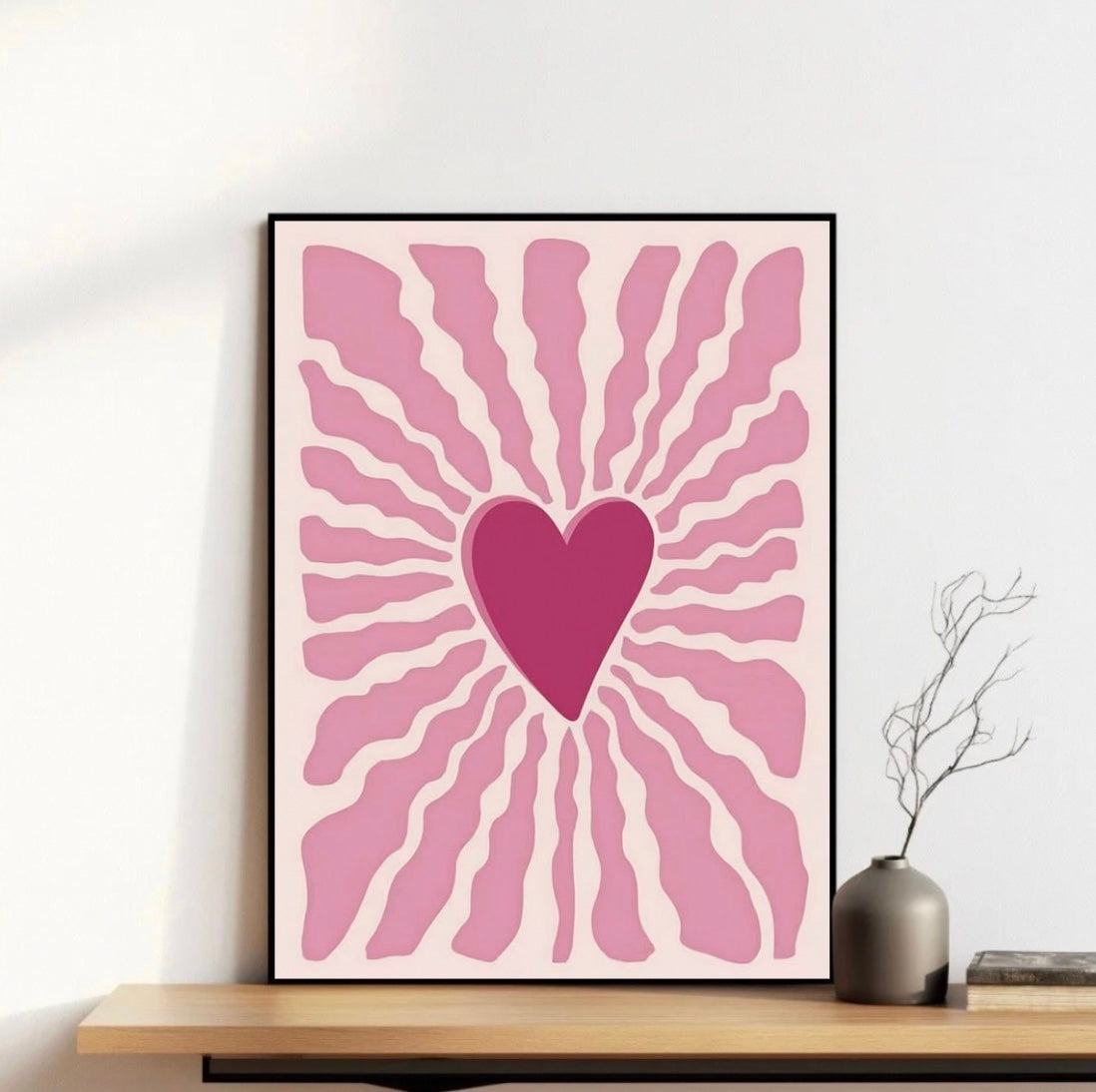 Pink Heart Frame