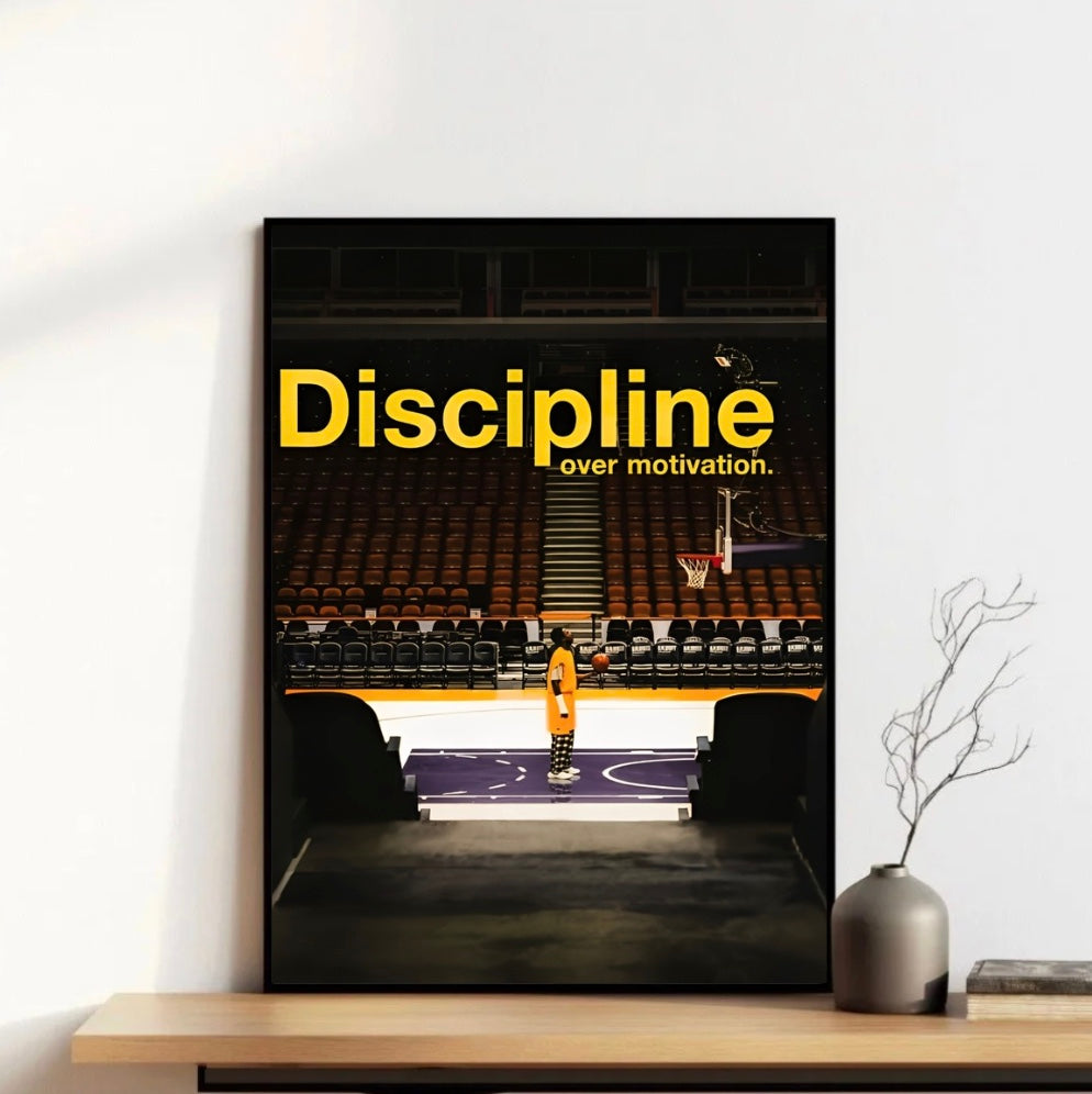 Discipline Over Motivation Frame