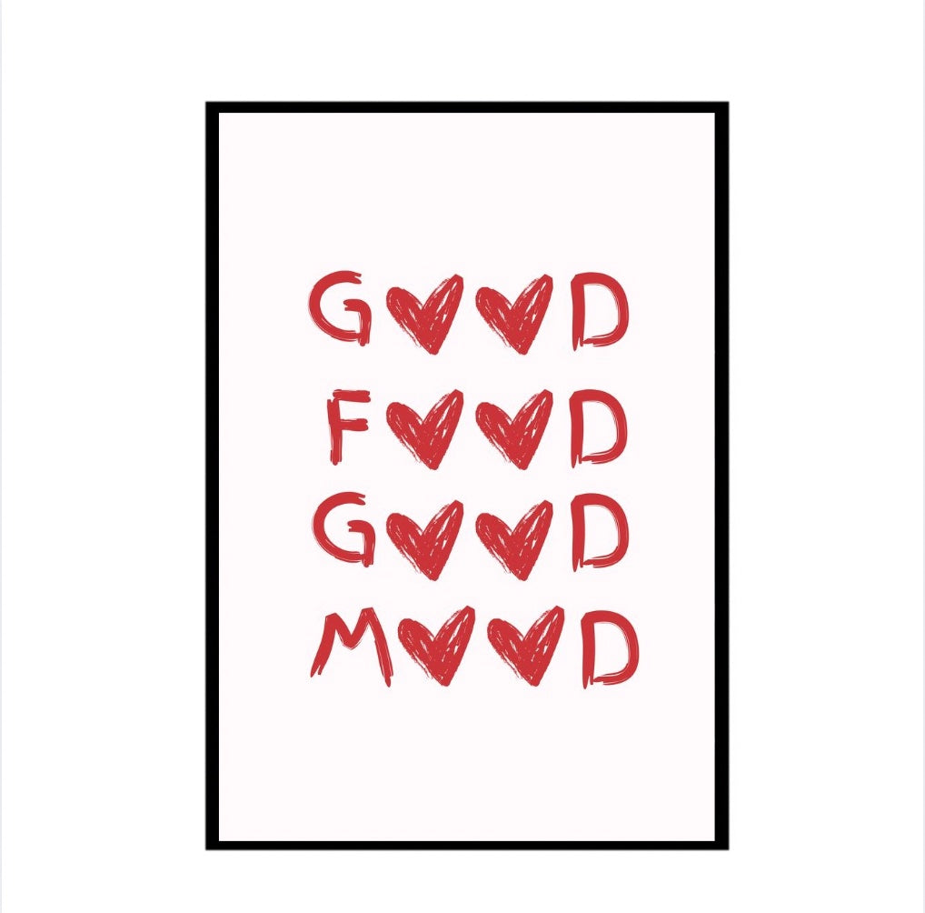 Good Food Good Mood Frame