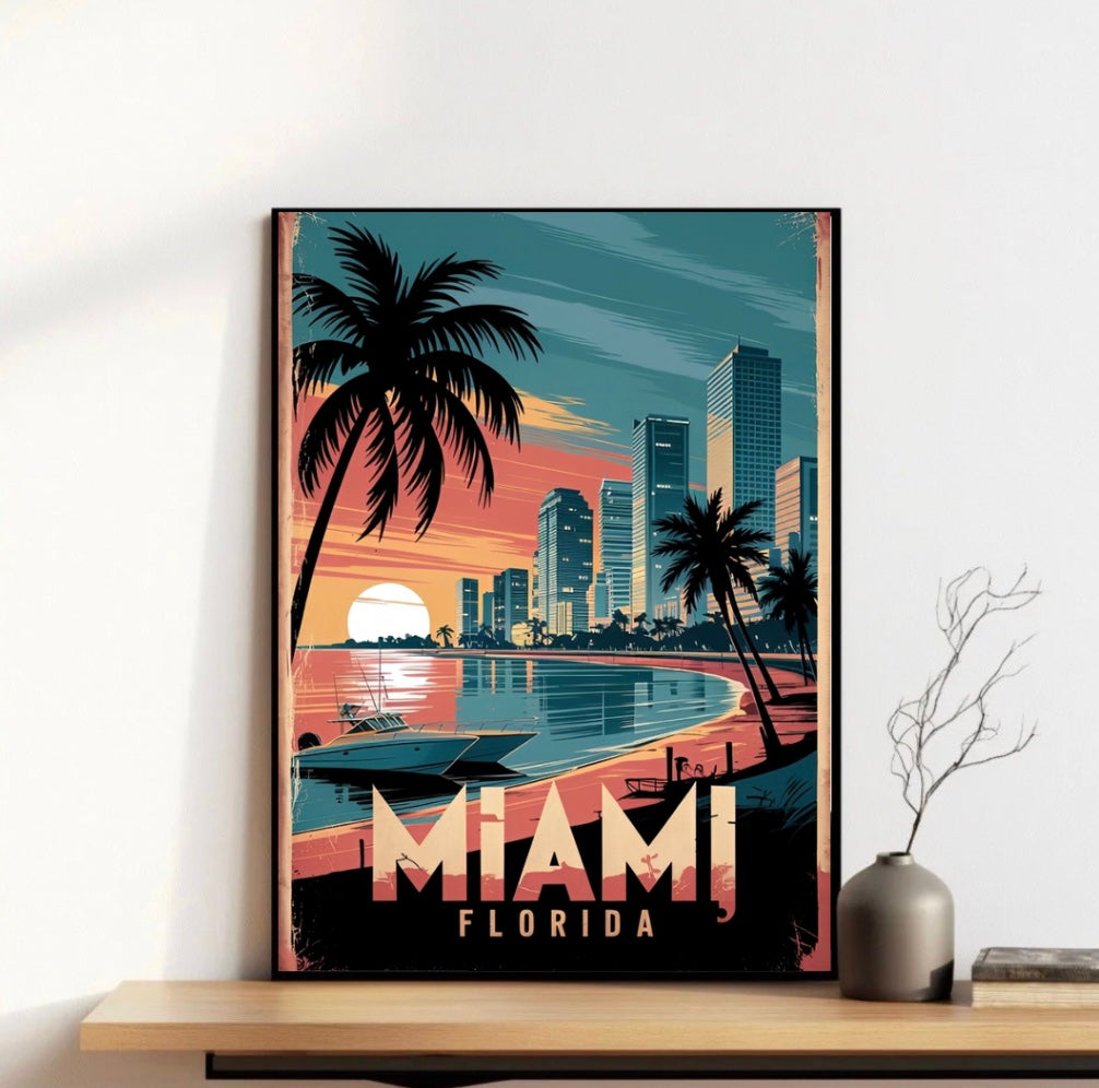 Miami Florida Frame