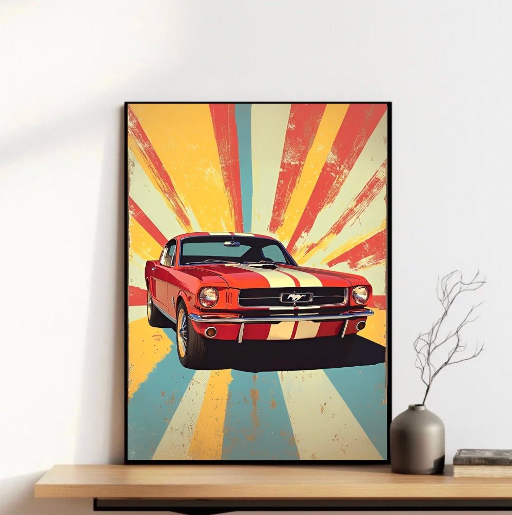 Vintage Car Frame