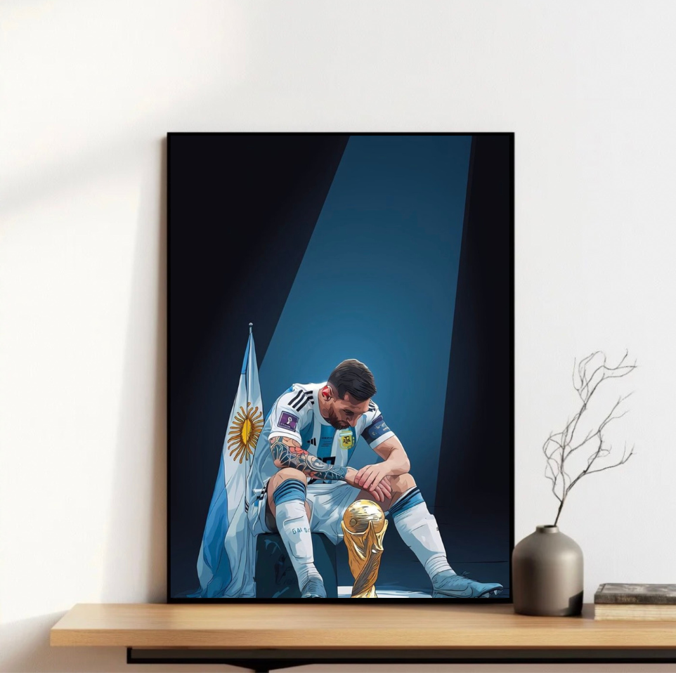Messi World Cup Frame