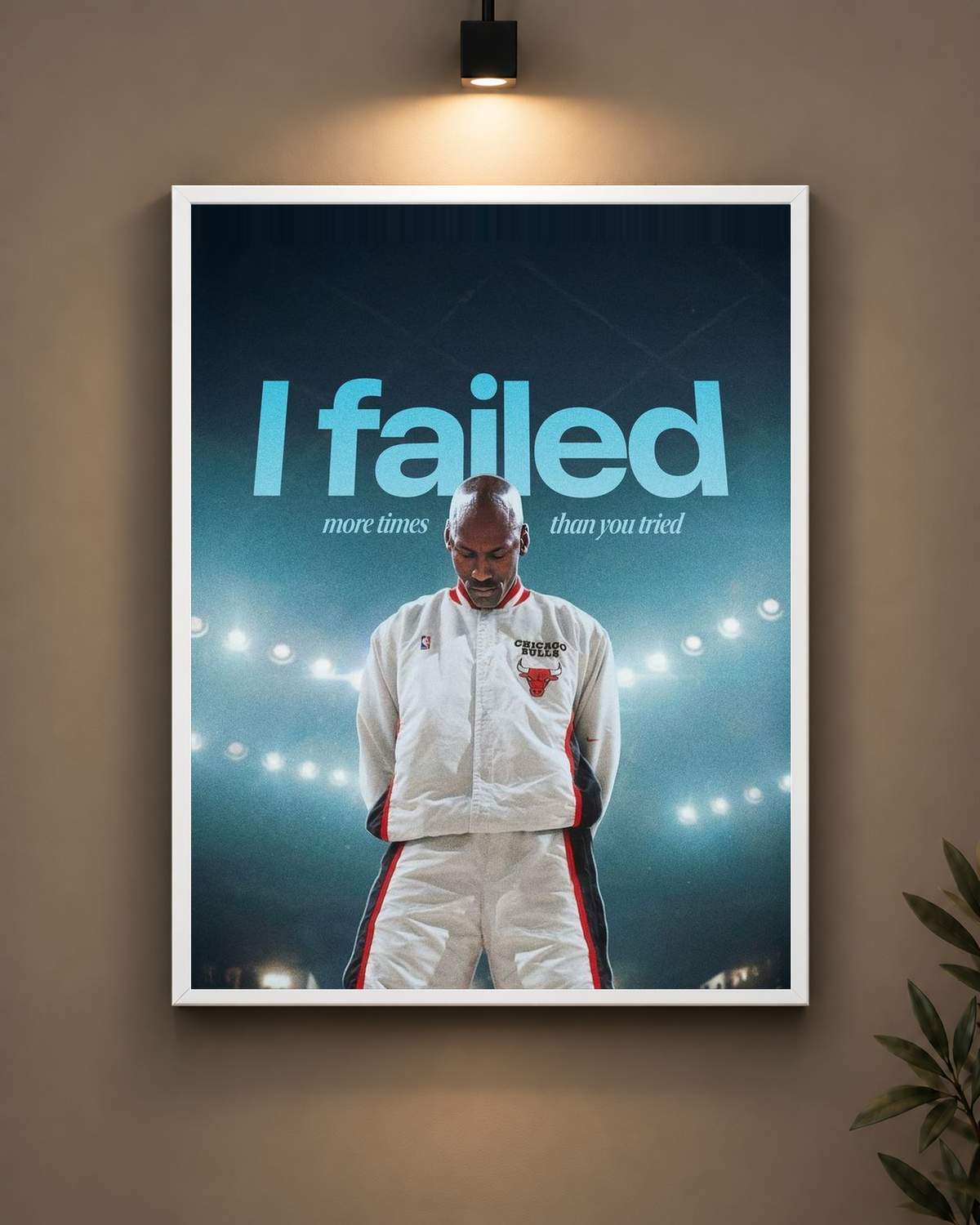 Jordan I Failed Frame in white frame - PrintIt