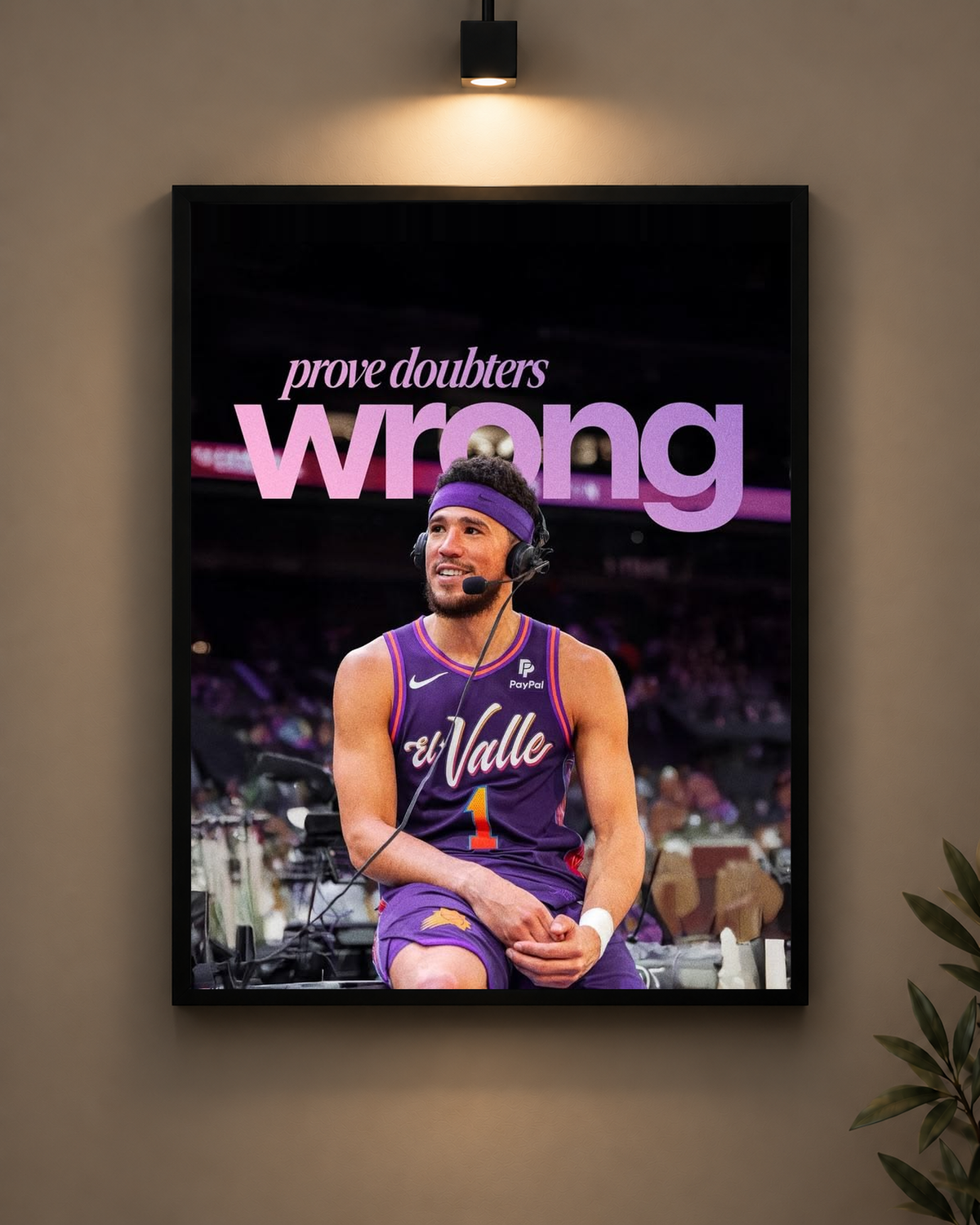 Prove Doubters Wrong Frame in black frame - PrintIt