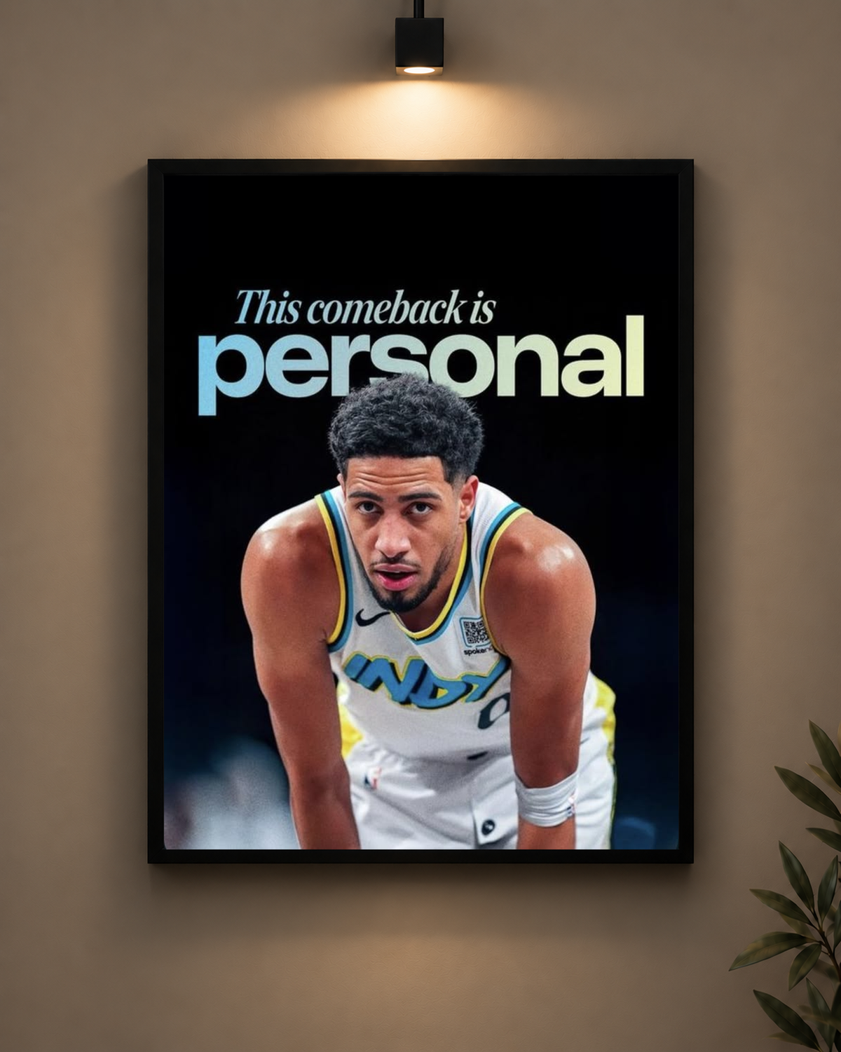 This Comeback Is Personal Frame in black frame - PrintIt