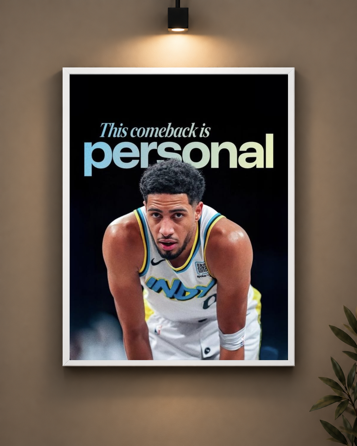This Comeback Is Personal Frame in white frame - PrintIt