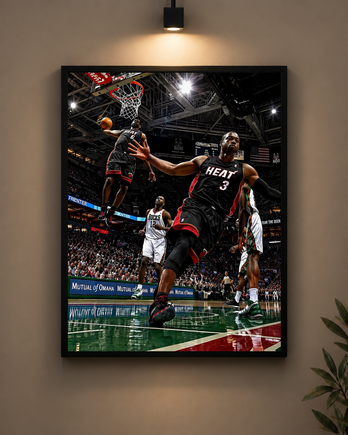 Heat Alley Oop Frame in black frame - PrintIt