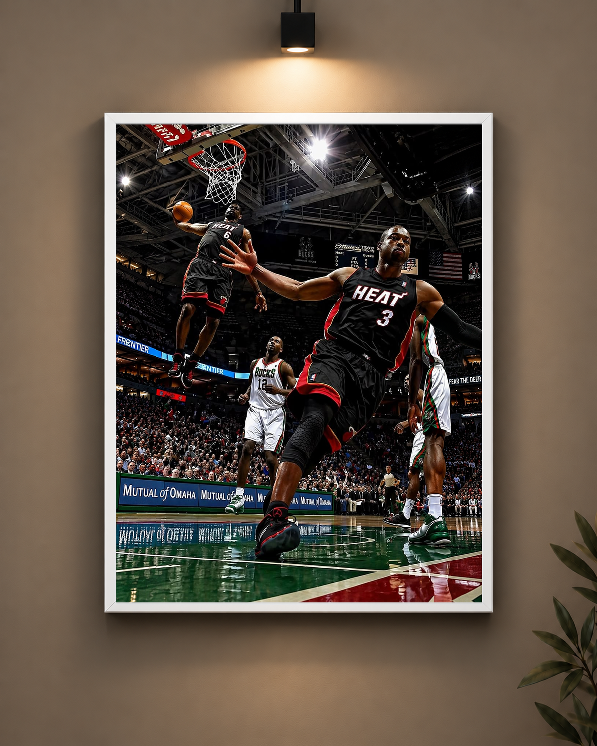 Heat Alley Oop Frame in white frame - PrintIt