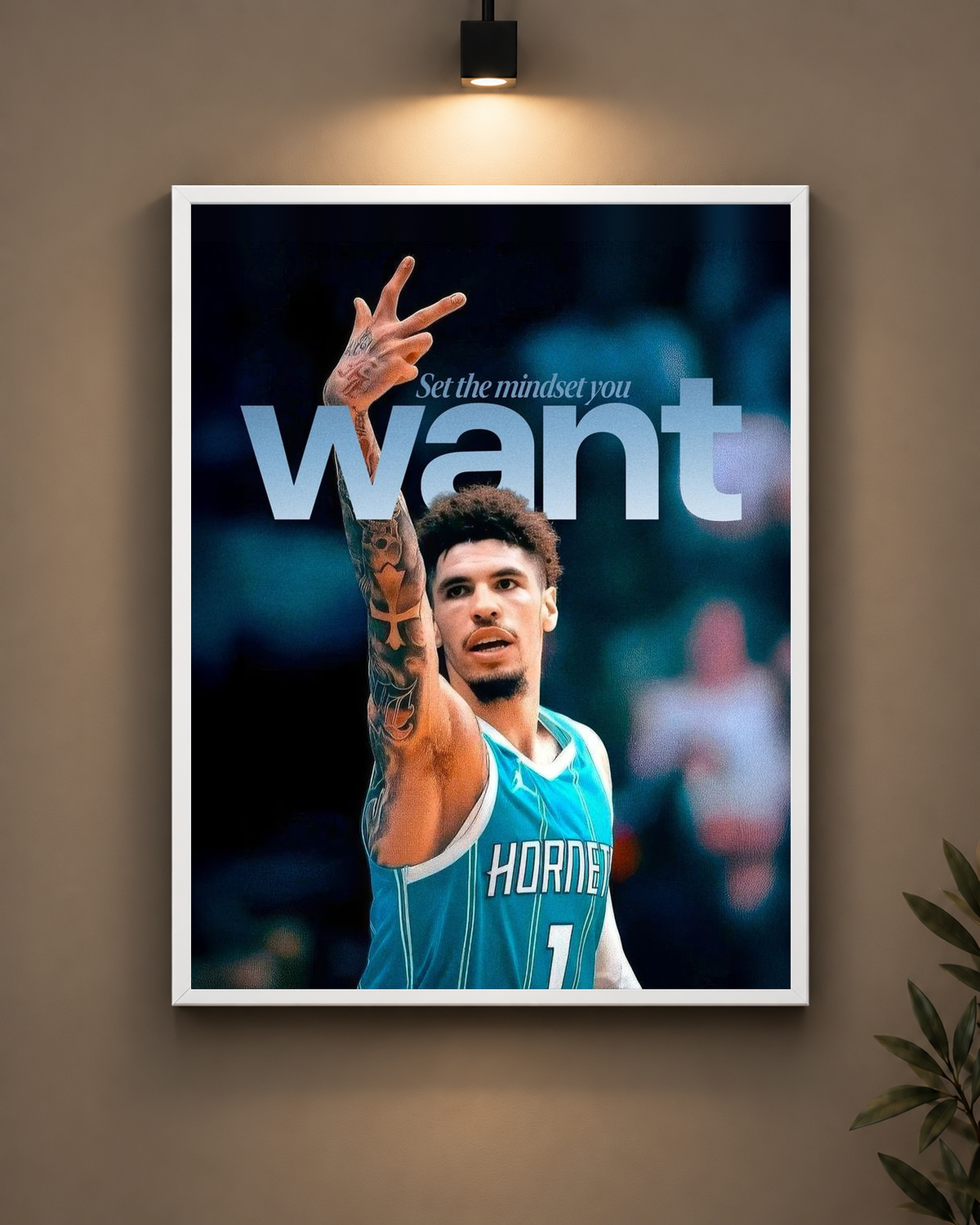 Set the Mindset You Want Frame in black frame - PrintIt