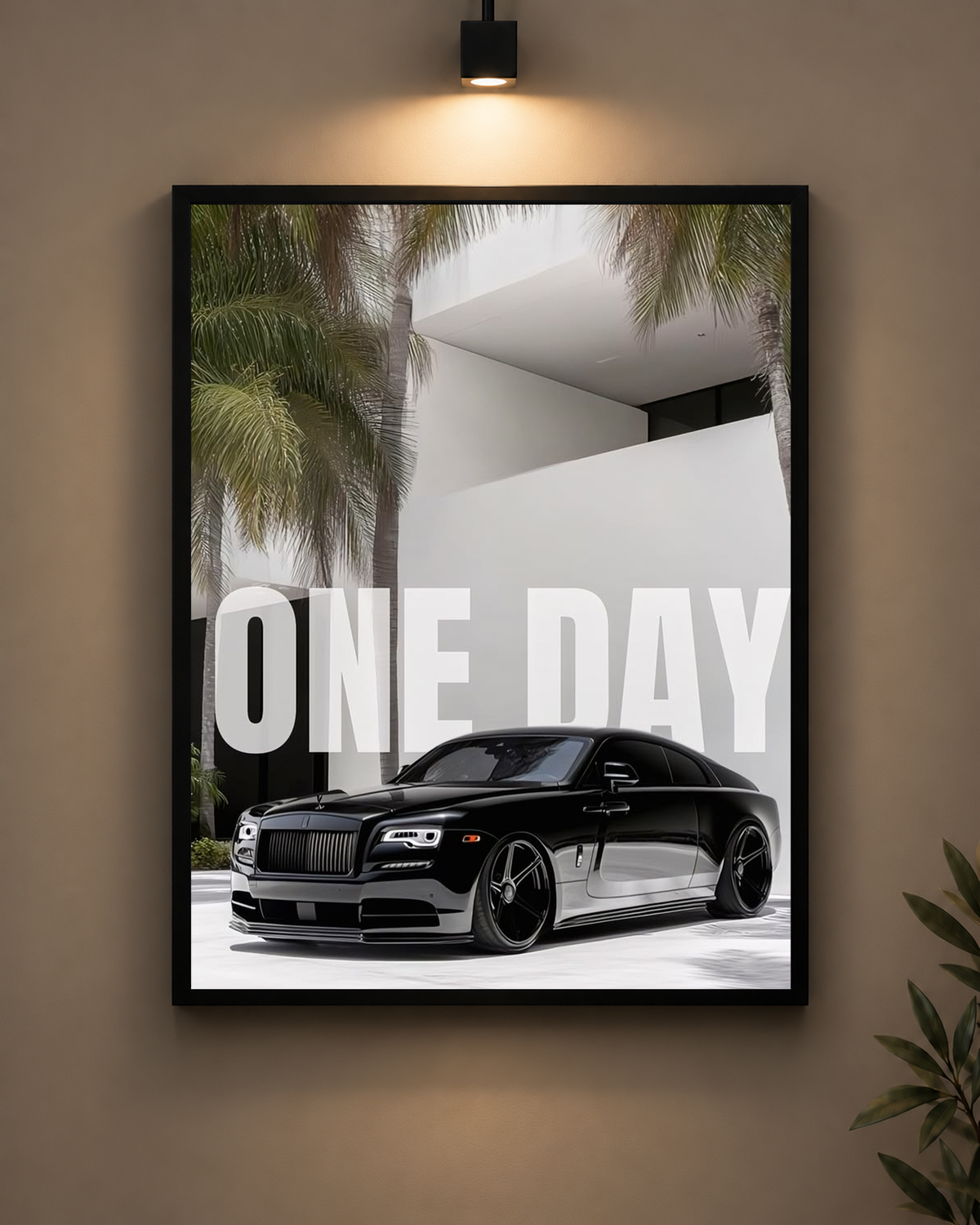 Rolls-Royce One Day Frame in black frame - PrintIt