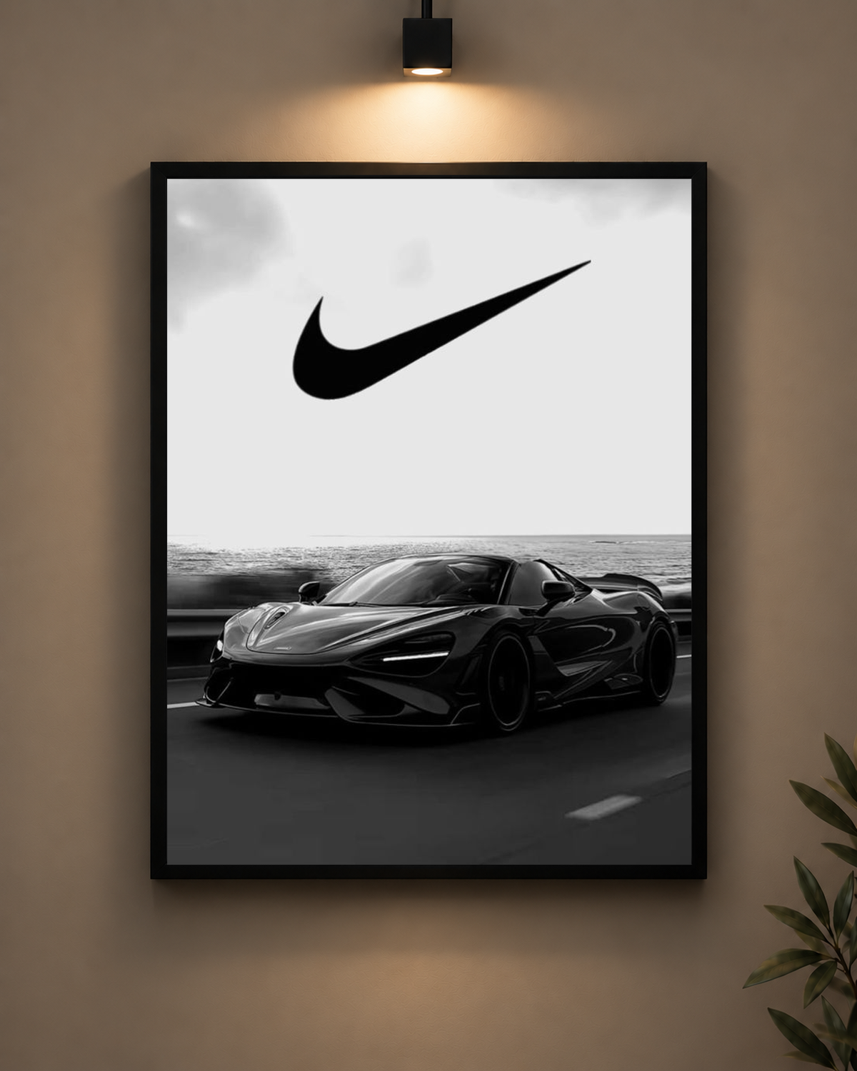 Nike McLaren Frame in black frame - PrintIt
