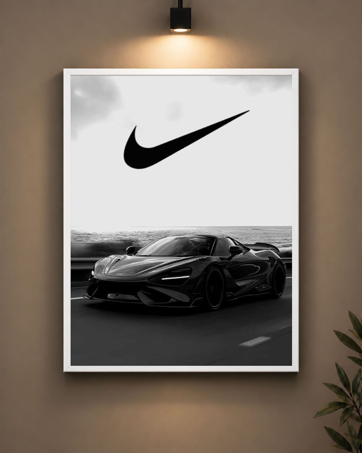 Nike McLaren Frame in black frame - PrintIt