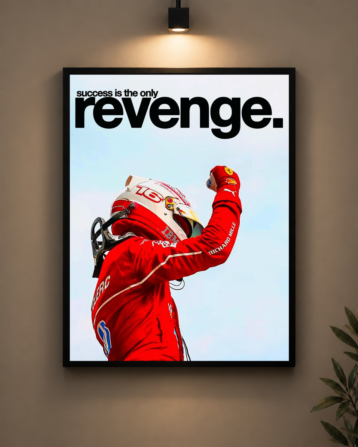 Ferrari Revenge Frame in black frame - PrintIt