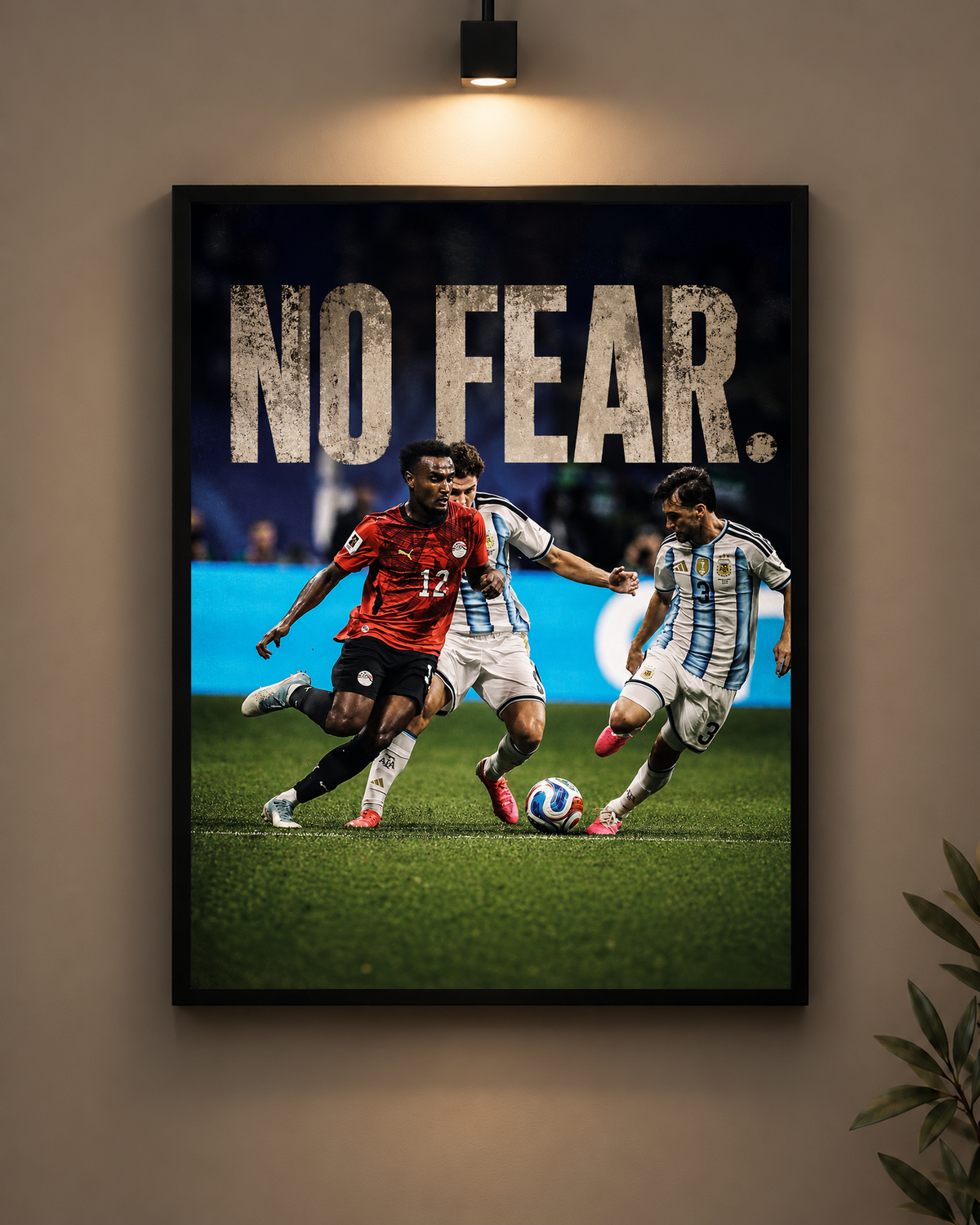 Egypt No Fear Frame in black frame - PrintIt
