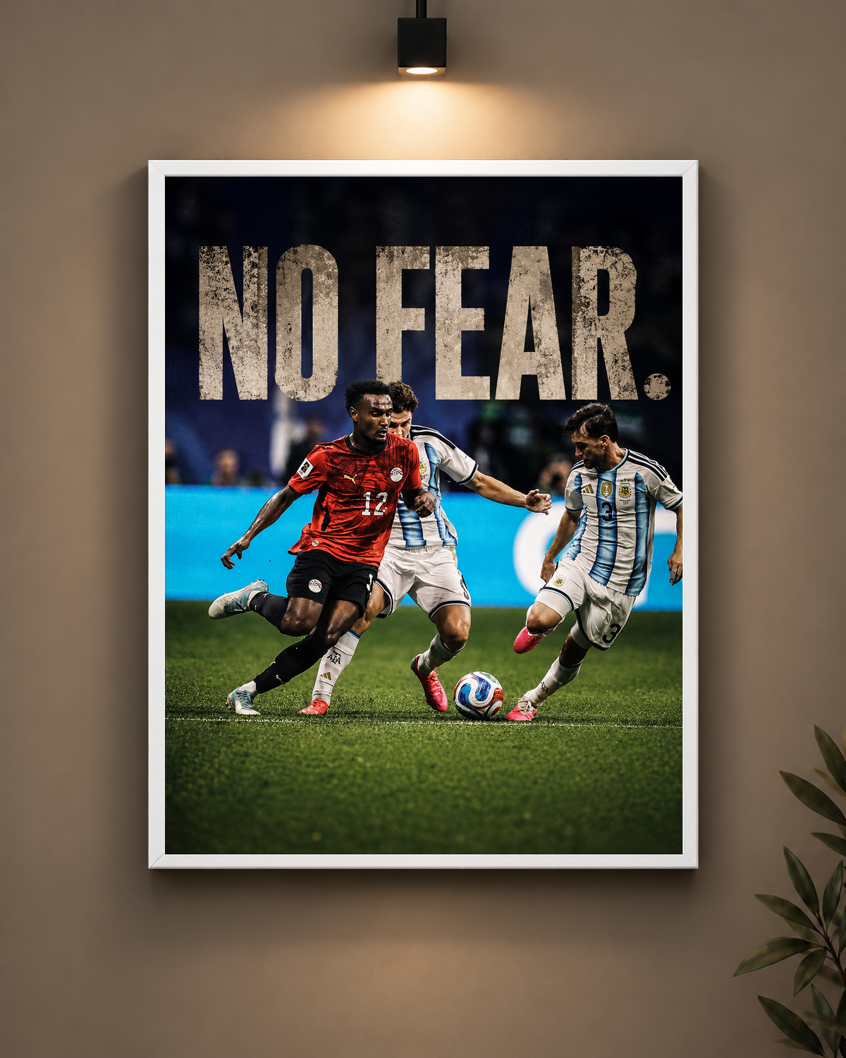 Egypt No Fear Frame in white frame - PrintIt