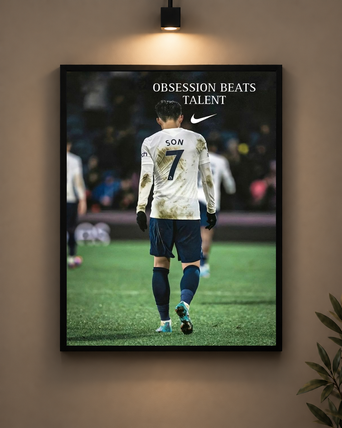 Son Obsession Beats Talent Frame in black frame - PrintIt