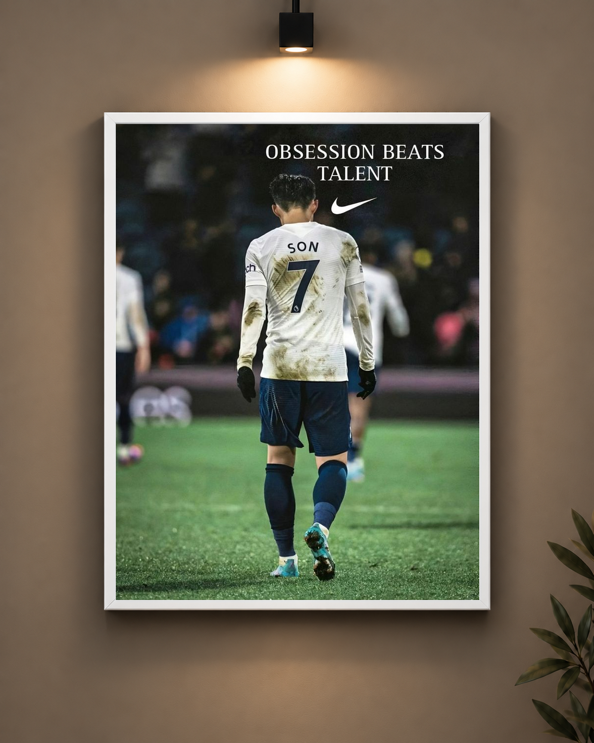Son Obsession Beats Talent Frame in white frame - PrintIt