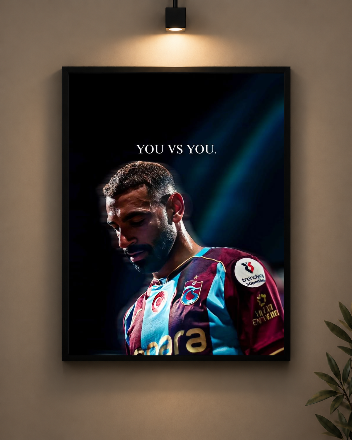 You Vs You Frame in black frame - PrintIt