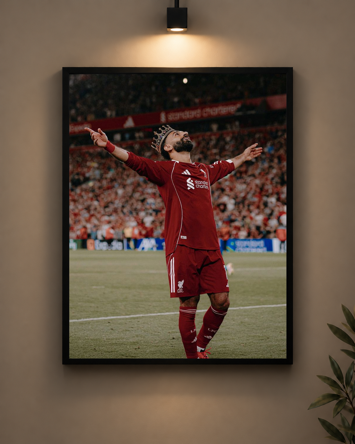 King Salah Frame in black frame - PrintIt