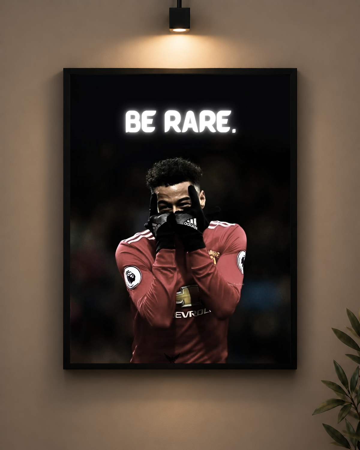 Lingard Be Rare Frame in black frame - PrintIt