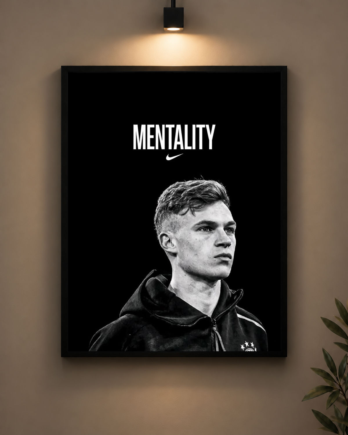 Kimmich Mentality Frame in black frame - PrintIt