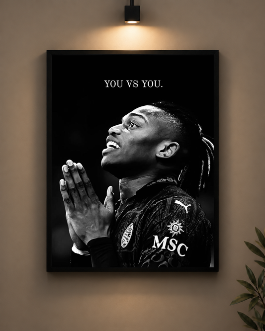 Leao You Vs You Frame in black frame - PrintIt