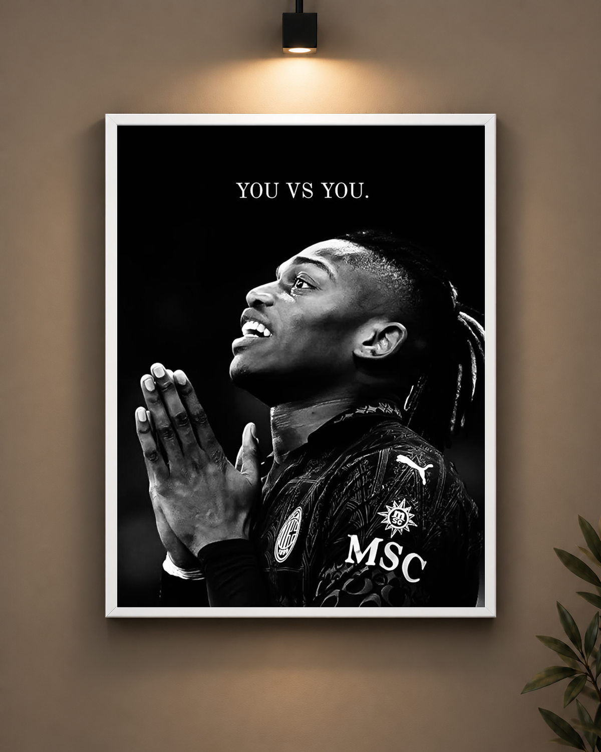 Leao You Vs You Frame in white frame - PrintIt
