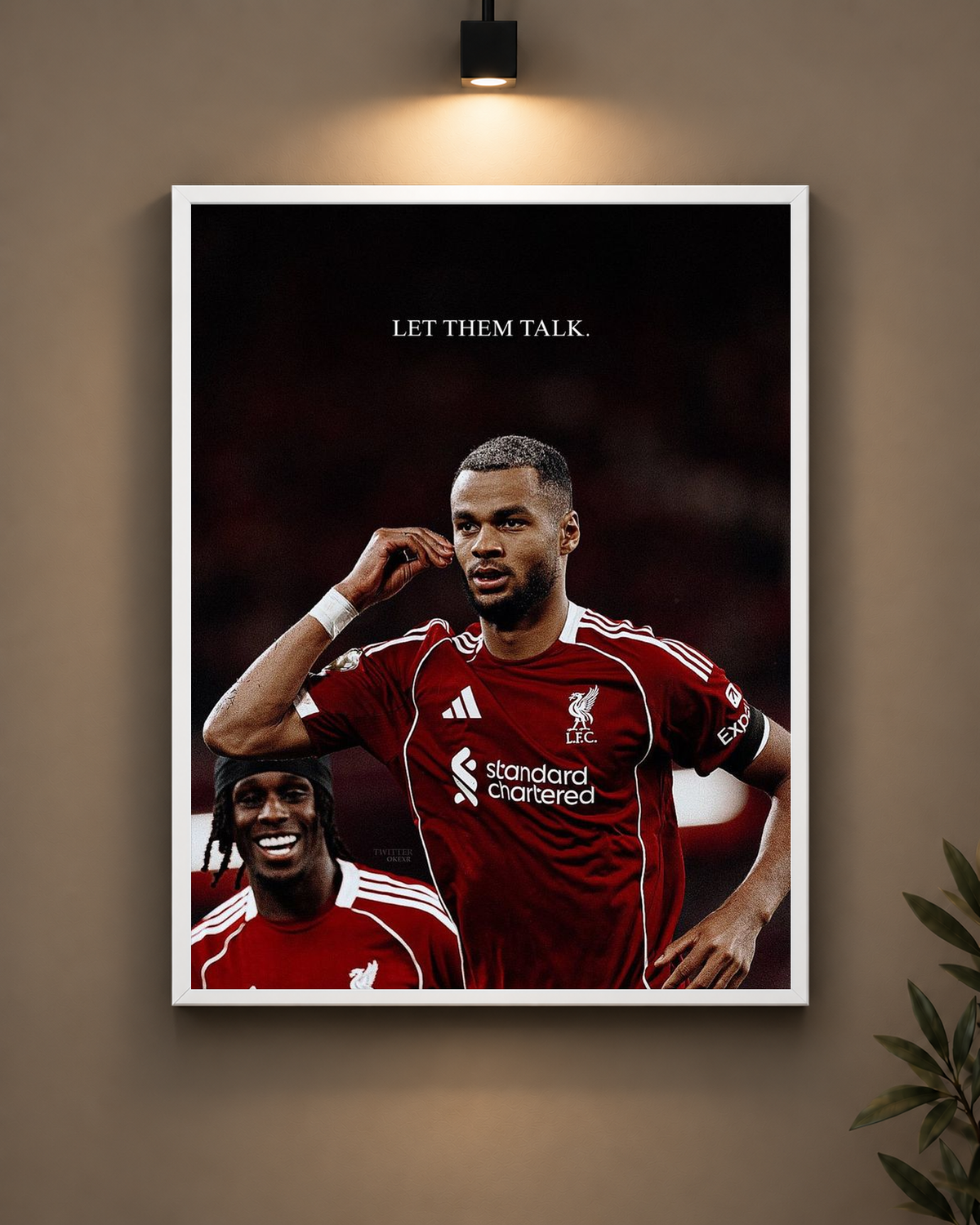 Let Them Talk Liverpool Frame in black frame - PrintIt