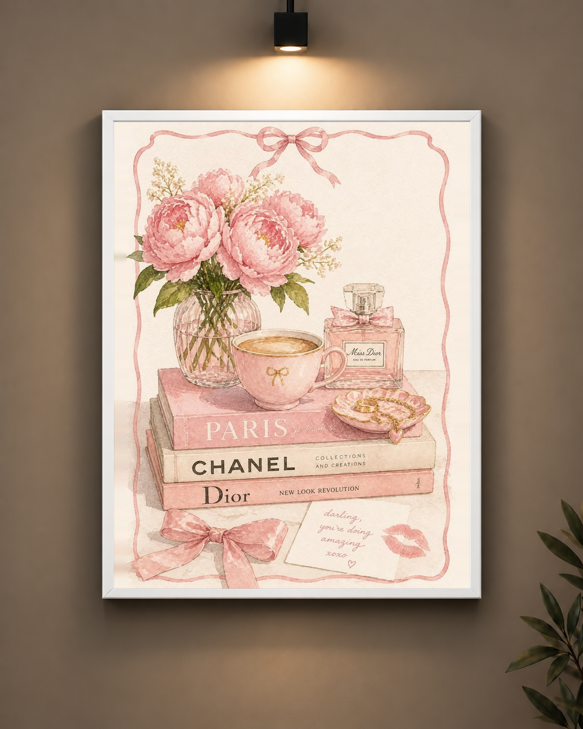 Paris Chanel Vanity Frame in black frame - PrintIt