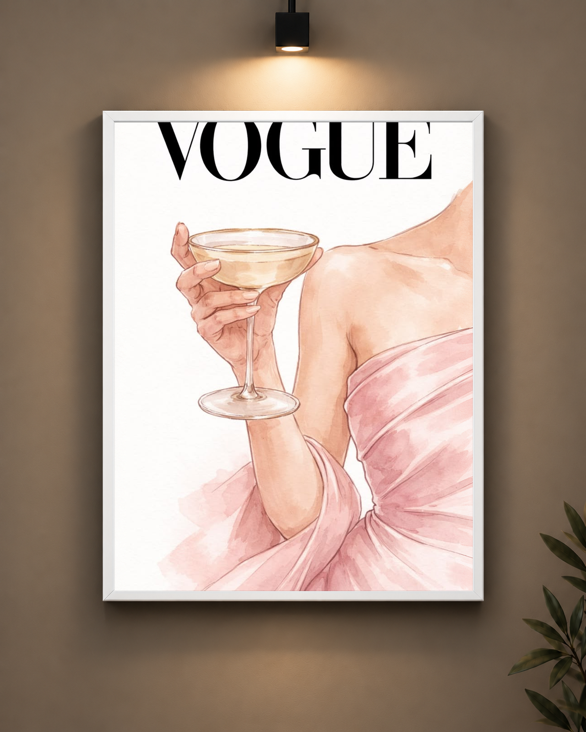 Vogue Magazine Frame in black frame - PrintIt