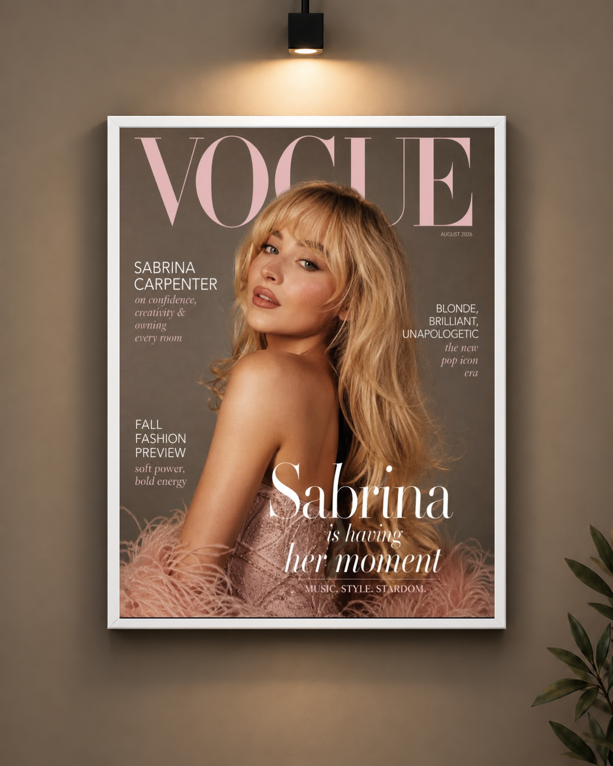 Sabrina Frame in black frame - PrintIt