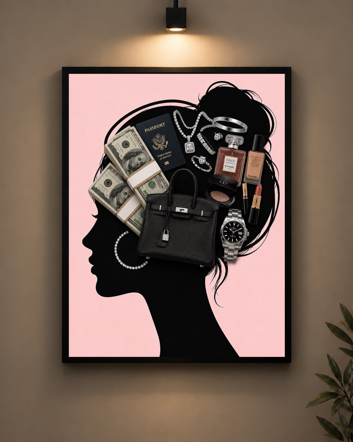 What’s Always on My Mind Frame in black frame - PrintIt