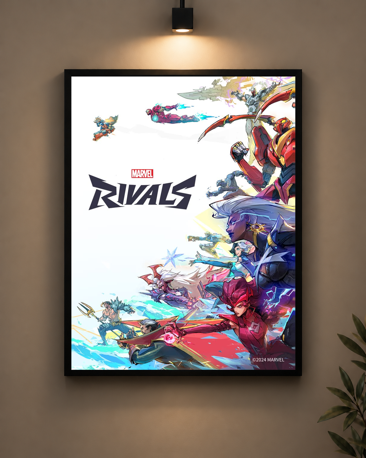 Marvel Rivals Frame in black frame - PrintIt